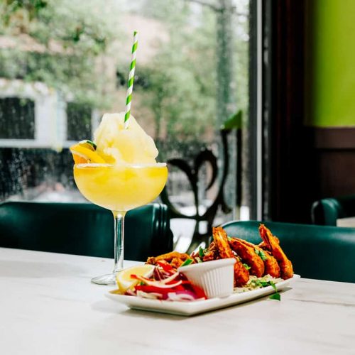 Mango Margarita at Mehfil in Downtown Asheville