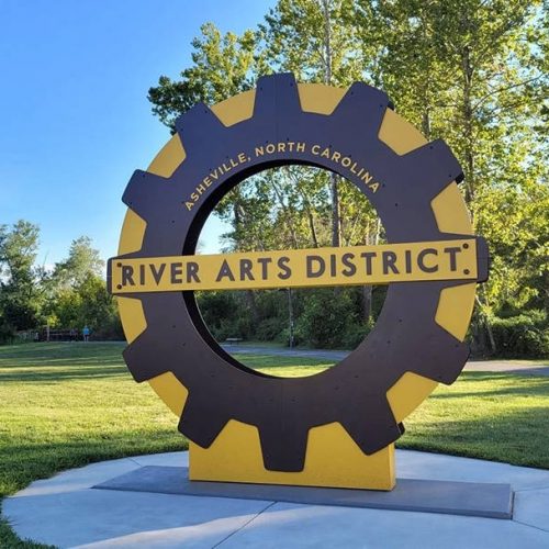 River Arts District sign